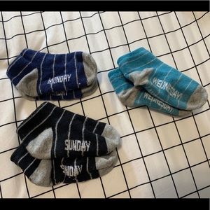 3- Piece Weekday Toddler Sock Bundle